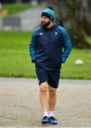 22 February 2019; Defence coach Andy Farrell arrives for Ireland Rugby squad training at Carton House in Maynooth, Kildare. Photo by Brendan Moran/Sportsfile