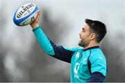 22 February 2019; Conor Murray during Ireland Rugby squad training at Carton House in Maynooth, Kildare. Photo by Brendan Moran/Sportsfile