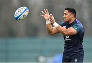 22 February 2019; Bundee Aki during Ireland Rugby squad training at Carton House in Maynooth, Kildare. Photo by Matt Browne/Sportsfile
