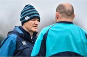 22 February 2019; Ireland head coach Joe Schmidt with Rory Best during Ireland Rugby squad training at Carton House in Maynooth, Kildare. Photo by Matt Browne/Sportsfile