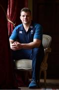 22 February 2019; Jordi Murphy poses for a portrait following an Ireland rugby press conference at Carton House in Maynooth, Kildare. Photo by Matt Browne/Sportsfile