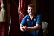 22 February 2019; Jordi Murphy poses for a portrait following an Ireland rugby press conference at Carton House in Maynooth, Kildare. Photo by Matt Browne/Sportsfile