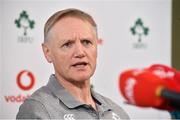 22 February 2019; Ireland head coach Joe Schmidt during Ireland Rugby press conference at Carton House in Maynooth, Kildare. Photo by Matt Browne/Sportsfile