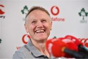 22 February 2019; Ireland head coach Joe Schmidt during Ireland Rugby press conference at Carton House in Maynooth, Kildare. Photo by Matt Browne/Sportsfile