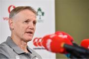 22 February 2019; Ireland head coach Joe Schmidt during Ireland Rugby press conference at Carton House in Maynooth, Kildare. Photo by Matt Browne/Sportsfile