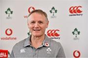 22 February 2019; Ireland head coach Joe Schmidt during Ireland Rugby press conference at Carton House in Maynooth, Kildare. Photo by Matt Browne/Sportsfile