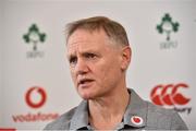 22 February 2019; Ireland head coach Joe Schmidt during Ireland Rugby press conference at Carton House in Maynooth, Kildare. Photo by Matt Browne/Sportsfile