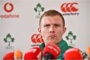 22 February 2019; Keith Earls during Ireland Rugby press conference at Carton House in Maynooth, Kildare. Photo by Matt Browne/Sportsfile