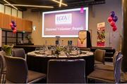 22 February 2019; A general view ahead of the 2018 LGFA Volunteer of the Year Awards at Croke Park in Dublin. Photo by Sam Barnes/Sportsfile