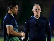 22 February 2019; Connacht head coach Andy Friend, right, prior to the Guinness PRO14 Round 16 match between Glasgow Warriors and Connacht at Scotstoun Stadium in Glasgow, Scotland. Photo by Ross Parker/Sportsfile