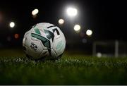 22 February 2019; A detailed view of a UCD matchball prior to the SSE Airtricity League Premier Division match between UCD and Bohemians at the UCD Bowl in Dublin. Photo by Harry Murphy/Sportsfile