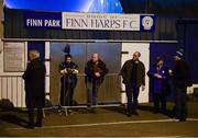 22 February 2019; Supporters wait for the turnstiles to open prior to the SSE Airtricity League Premier Division match between Finn Harps and Dundalk at Finn Park in Ballybofey, Donegal. Photo by Stephen McCarthy/Sportsfile