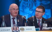 22 February 2019; Uachtarán Chumann Lúthchleas Gael John Horan, left, with Ard Stiúrthóir of the GAA Tom Ryan at the GAA Annual Congress 2019 at Clayton Whites Hotel in Wexford. Photo by Matt Browne/Sportsfile