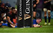 22 February 2019; Ed Byrne of Leinster scores his side's second try during the Guinness PRO14 Round 16 match between Leinster and Southern Kings at the RDS Arena in Dublin. Photo by David Fitzgerald/Sportsfile