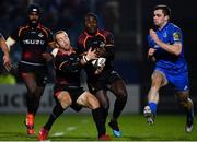 22 February 2019; Sarel Pretorius, left, and Yaw Penxe of Southern Kings in action against Conor O'Brien of Leinster during the Guinness PRO14 Round 16 match between Leinster and Southern Kings at the RDS Arena in Dublin. Photo by Ramsey Cardy/Sportsfile
