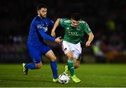 22 February 2019; Daire O'Connor of Cork City in action against Karolis Chvedukas of Waterford during the SSE Airtricity League Premier Division match between Cork City and Waterford at Turners Cross in Cork. Photo by Eóin Noonan/Sportsfile