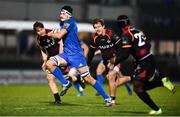22 February 2019; Max Deegan of Leinster on his way to scoring his side's seventh try during the Guinness PRO14 Round 16 match between Leinster and Southern Kings at the RDS Arena in Dublin. Photo by David Fitzgerald/Sportsfile