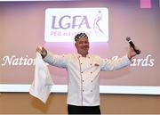 22 February 2019; The Singing Chef performs during the 2018 LGFA Volunteer of the Year Awards at Croke Park in Dublin. Photo by Sam Barnes/Sportsfile