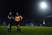 22 February 2019; Referee Sam Grove-White during the Guinness PRO14 Round 16 match between Leinster and Southern Kings at the RDS Arena in Dublin. Photo by David Fitzgerald/Sportsfile
