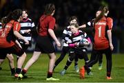 22 February 2019; Action from the Half-Time Minis game between New Ross RFC and Old Belvedere RFC at the Guinness PRO14 Round 16 match between Leinster and Southern Kings at the RDS Arena in Dublin. Photo by David Fitzgerald/Sportsfile
