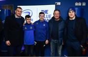 22 February 2019; Leinster players Rhys Ruddock, Luke McGrath and Garry Ringrose meet supporters in the Blue Room prior to the Guinness PRO14 Round 16 match between Leinster and Southern Kings at the RDS Arena in Dublin. Photo by David Fitzgerald/Sportsfile