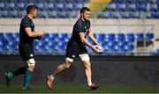 23 February 2019; Josh van der Flier, right and Jordi Murphy during the Ireland Rugby Captain's Run at the Stadio Olimpico in Rome, Italy. Photo by Brendan Moran/Sportsfile
