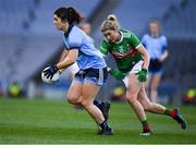 23 February 2019; Niamh Collins of Dublin in action against Grace Kelly of Mayo during the Lidl Ladies NFL Division 1 Round 3 match between Dublin and Mayo at Croke Park in Dublin. Photo by Ray McManus/Sportsfile