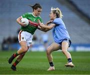 23 February 2019; Kathryn Sullivan of Mayo in action against Nicole Owens of Dublin during the Lidl Ladies NFL Division 1 Round 3 match between Dublin and Mayo at Croke Park in Dublin. Photo by Ray McManus/Sportsfile