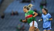 23 February 2019; Fiona Doherty of Mayo celebrates scoring her side's third goal during the Lidl Ladies NFL Division 1 Round 3 match between Dublin and Mayo at Croke Park in Dublin. Photo by Ray McManus/Sportsfile