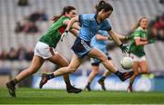 23 February 2019; Lyndsey Davey of Dublin in action against Róisín Flynn of Mayo during the Lidl Ladies NFL Division 1 Round 3 match between Dublin and Mayo at Croke Park in Dublin. Photo by Daire Brennan/Sportsfile