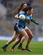 23 February 2019; Lyndsey Davey of Dublin in action against Niamh Kelly of Mayo during the Lidl Ladies NFL Division 1 Round 3 match between Dublin and Mayo at Croke Park in Dublin. Photo by Daire Brennan/Sportsfile