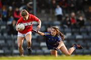 23 February 2019; Aisling Kelleher of Cork in action against Róisin Howard of Tipperary during the Lidl Ladies NFL Division 1 Round 3 match between Cork and Tipperary at Páirc Ui Rinn in Cork. Photo by Eóin Noonan/Sportsfile