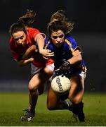 23 February 2019; Anna Rose Kennedy of Tipperary in action against Melissa Duggan of Cork during the Lidl Ladies NFL Division 1 Round 3 match between Cork and Tipperary at Páirc Uí Rinn in Cork. Photo by Eóin Noonan/Sportsfile