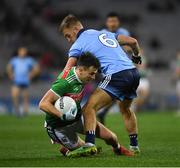 23 February 2019; Jason Doherty of Mayo  in action against Jonny Cooper of Dublin  during the Allianz Football League Division 1 Round 4 match between Dublin and Mayo at Croke Park in Dublin. Photo by Ray McManus/Sportsfile