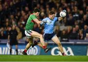 23 February 2019; Con O’Callaghan of Dublin in action against Ger Cafferkey of Mayo during the Allianz Football League Division 1 Round 4 match between Dublin and Mayo at Croke Park in Dublin. Photo by Daire Brennan/Sportsfile