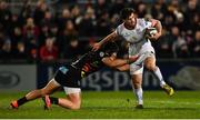 23 February 2019; Louis Ludik of Ulster is tackled by Giulio Bisegni of Zebre during the Guinness PRO14 Round 16 match between Ulster and Zebre at the Kingspan Stadium in Belfast. Photo by Oliver McVeigh/Sportsfile