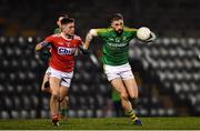 23 February 2019; Michael Newman of Meath is tackled by Kevin Flahive of Cork during the Allianz Football League Division 2 Round 4 match between Cork and Meath at Páirc Ui Rinn in Cork. Photo by Eóin Noonan/Sportsfile