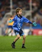 23 February 2019; Jamie Brogan, son of former Dublin footballer Alan Brogan, playing at half-time during the Allianz Football League Division 1 Round 4 match between Dublin and Mayo at Croke Park in Dublin. Photo by Daire Brennan/Sportsfile