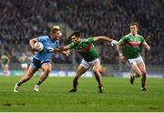 23 February 2019; Ciarán Kilkenny of Dublin in action against Ger Cafferkey of Mayo during the Allianz Football League Division 1 Round 4 match between Dublin and Mayo at Croke Park in Dublin. Photo by Daire Brennan/Sportsfile