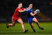 23 February 2019; Shane Carey of Monaghan in action against Niall Sludden of Tyrone during the Allianz Football League Division 1 Round 4 match between Tyrone and Monaghan at Healy Park in Omagh, Co Tyrone. Photo by Stephen McCarthy/Sportsfile