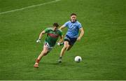 23 February 2019; Jason Doherty of Mayo in action against Michael Fitzsimons of Dublin during the Allianz Football League Division 1 Round 4 match between Dublin and Mayo at Croke Park in Dublin. Photo by Daire Brennan/Sportsfile
