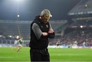 23 February 2019; A dejected Mayo manager James Horan near the end of the Allianz Football League Division 1 Round 4 match between Dublin and Mayo at Croke Park in Dublin. Photo by Daire Brennan/Sportsfile