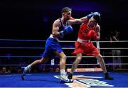 23 February 2019; Kieran Molloy, right, in action against Patrick Donovan during their 69kg bout at the 2019 National Elite Men’s & Women’s Boxing Championships Finals at the National Stadium in Dublin. Photo by Sam Barnes/Sportsfile