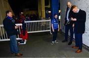 22 February 2019; Supporters in autograph alley with Leinster players Devin Toner, Ciarán Frawley and Jamison Gibson-Park ahead of the Guinness PRO14 Round 16 match between Leinster and Southern Kings at the RDS Arena in Dublin. Photo by Ramsey Cardy/Sportsfile