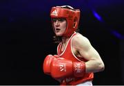 23 February 2019; Kellie Harrington during her 60kg bout at the 2019 National Elite Men’s & Women’s Boxing Championships Finals at the National Stadium in Dublin. Photo by Sam Barnes/Sportsfile
