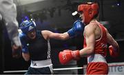 23 February 2019; Kellie Harrington, right, in action against Jelena Jelic during their 60kg bout at the 2019 National Elite Men’s & Women’s Boxing Championships Finals at the National Stadium in Dublin. Photo by Sam Barnes/Sportsfile