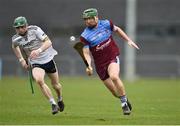 23 February 2019; Donal Mannion of Galway Mayo Institute of Technology in action against Conal Cunning of Ulster University during the Electric Ireland HE GAA Ryan Cup Final match between Ulster University and Galway Mayo Institute of Technology at Waterford IT in Waterford. Photo by Matt Browne/Sportsfile