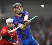 23 February 2019; Colin Guilfoyle of Mary Immaculate College in action against Kyle Peters of University College Cork during the Electric Ireland HE GAA Fitzgibbon Cup Final match between Mary Immaculate College and University College Cork at Waterford IT in Waterford. Photo by Matt Browne/Sportsfile