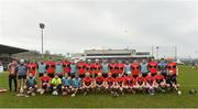 23 February 2019; The University College Cork squad before the Electric Ireland HE GAA Fitzgibbon Cup Final match between Mary Immaculate College and University College Cork at Waterford IT in Waterford. Photo by Matt Browne/Sportsfile