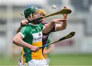24 February 2019; Paddy Rigney of Offaly in action against Davey Glennon of Galway  during the Allianz Hurling League Division 1B Round 4 match between Offaly and Galway at Bord Na Mona O'Connor Park in Tullamore, Offaly. Photo by Matt Browne/Sportsfile